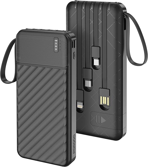 PORODO PIANO 30000MAH POWER BANK BLACK PDPBJ35BK