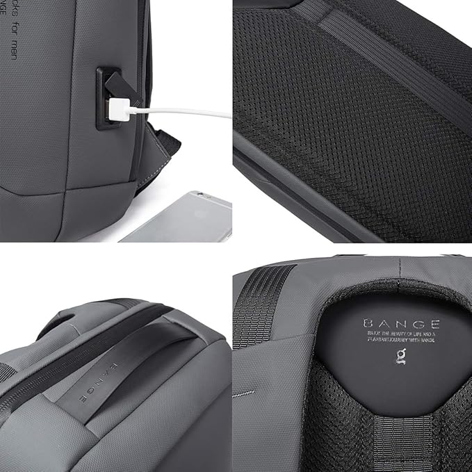 BANGE BACKPACK GRAY BG-22188 thumbnail 5