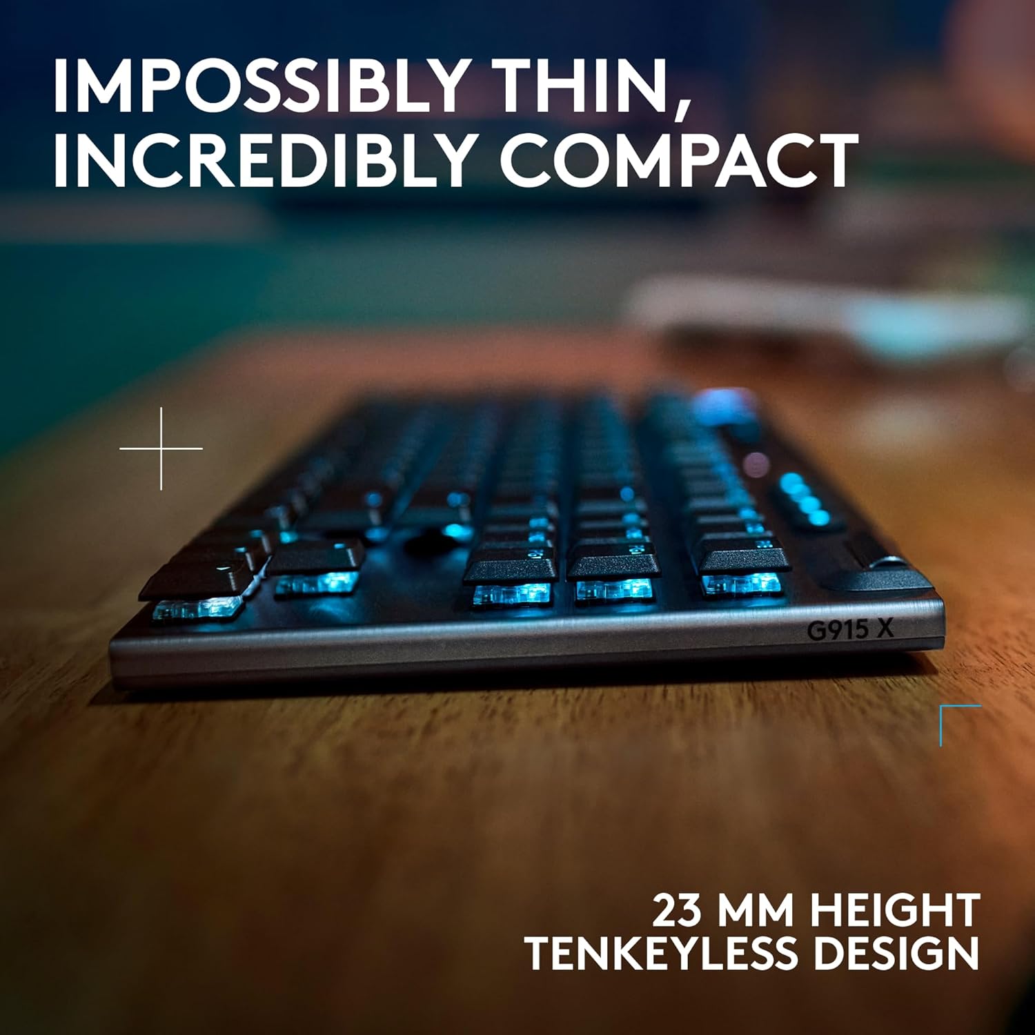 LOGITECH G915 X LIGHTSPEED TKL LOW PROFILE WIRELESS GAMING KEYBOARD BLACK 920-012757 thumbnail 8