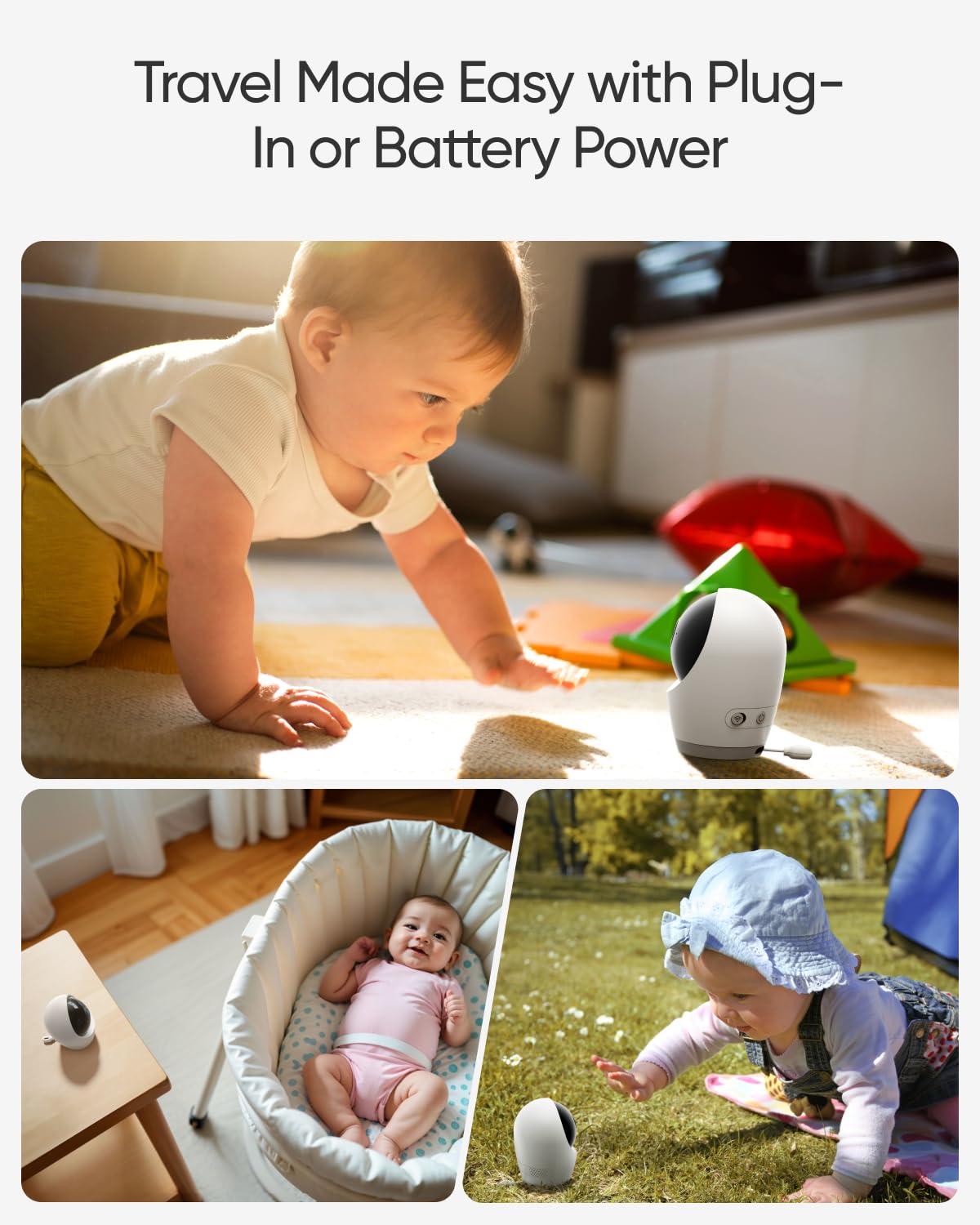 EUFY CAM E21 BABY MONITOR WHITE E8354221 thumbnail 5