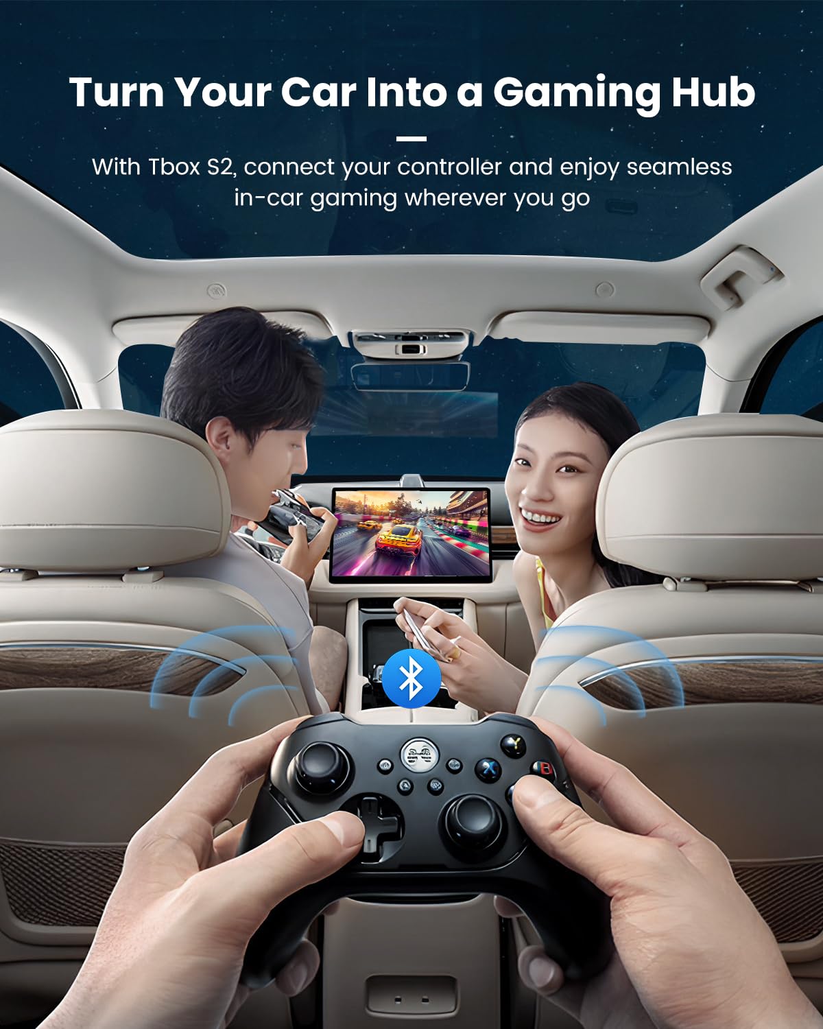 CARLINKIT AI BOX T-BOX S2P 4+64GB CARPLAY ANDROID 13.0 AUTO WIRELESS ADAPTER BLACK CPC200-TBOX-S2P thumbnail 5