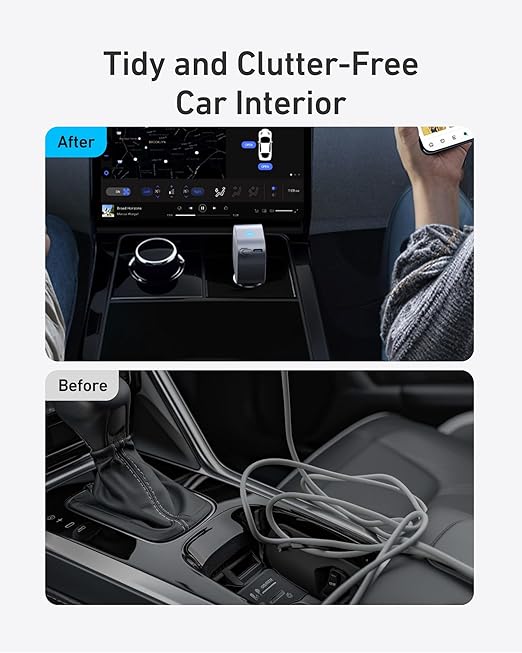 ANKER 75W USB-C CAR CHARGER WITH BUILT-IN RETRACTABLE USB-C CABLE GRAY A2738HA2 thumbnail 5