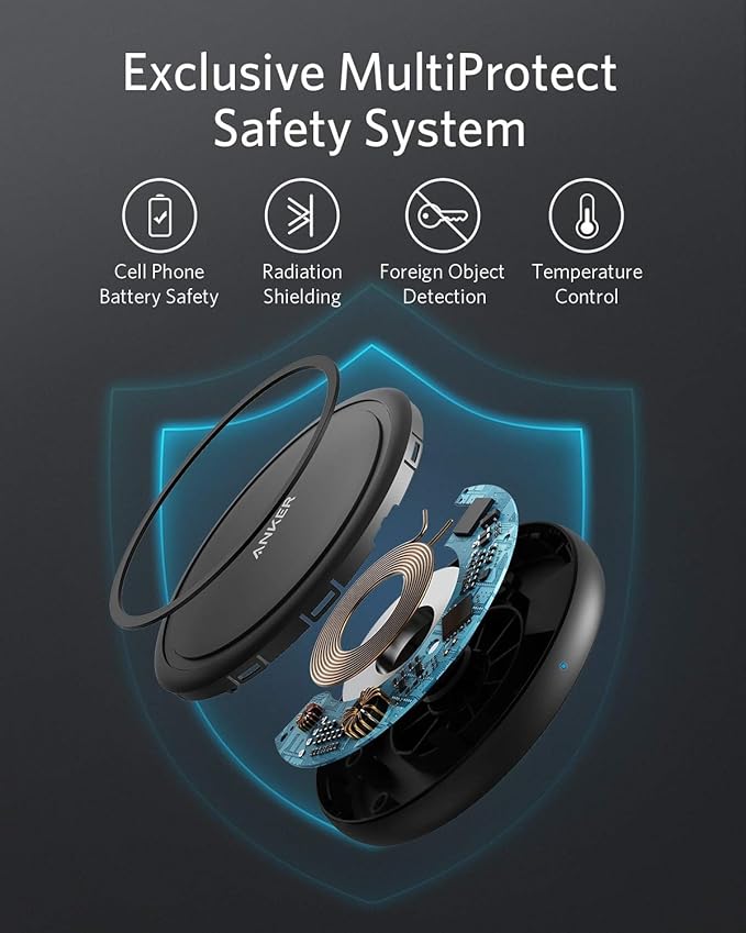 ANKER POWERWAVE II SENSE PAD BLACK B2519KF1 thumbnail 4