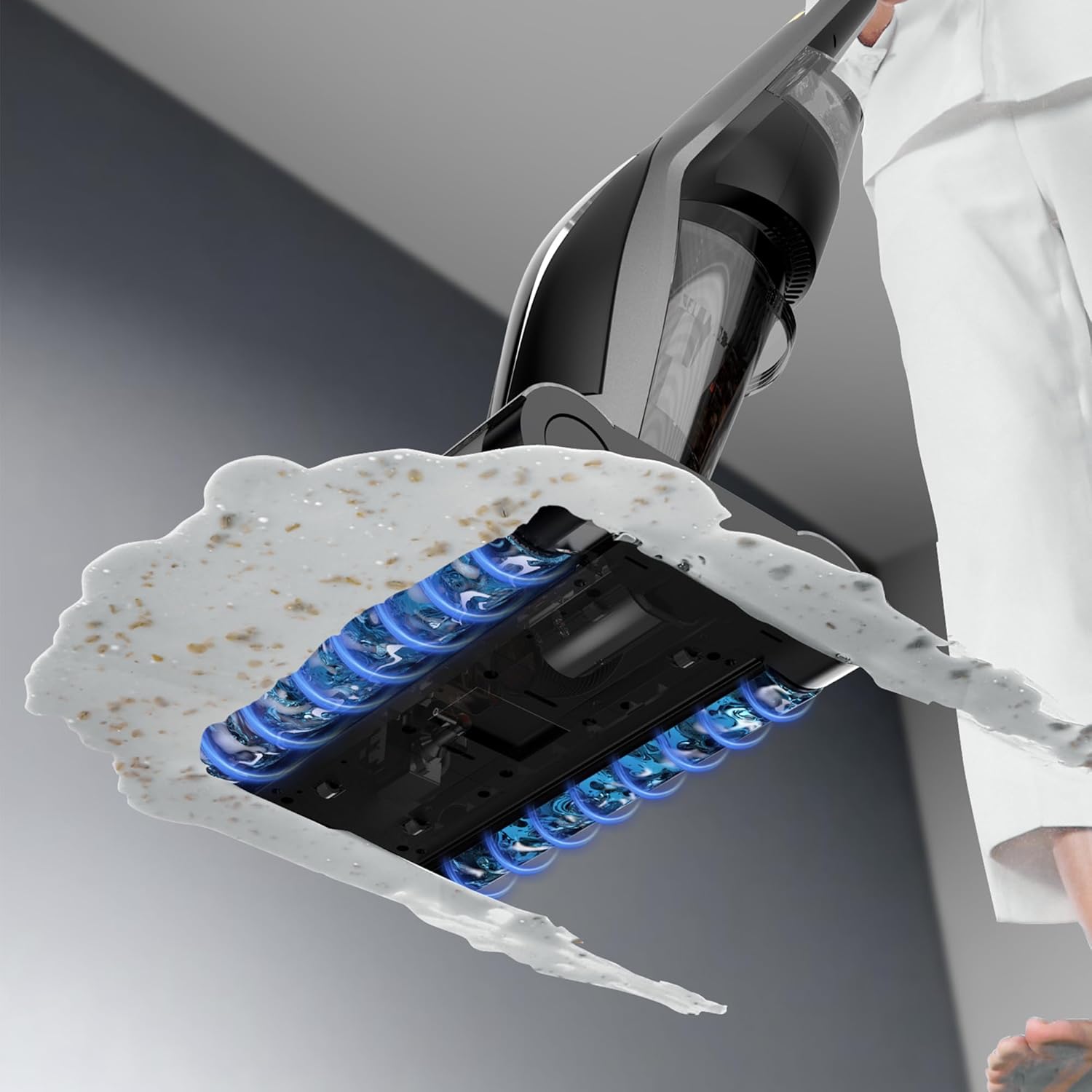 DEERMA DOUBLE ROLLER WIRELESS FLOOR CLEANER DEM-VX96W thumbnail 7