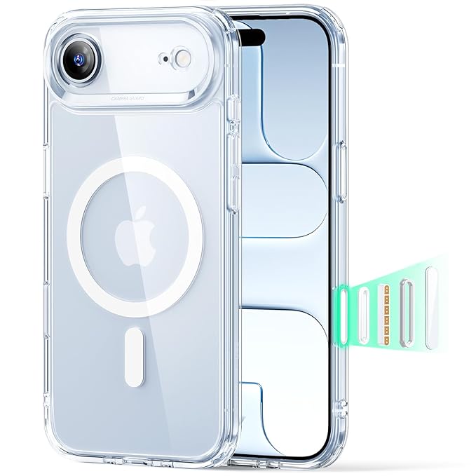 ESR CLASSIC HYBRID MAGNETIC CASE CAM CONTROL COMPATIBLE WITH IPHONE 17 AIR CLEAR thumbnail 2