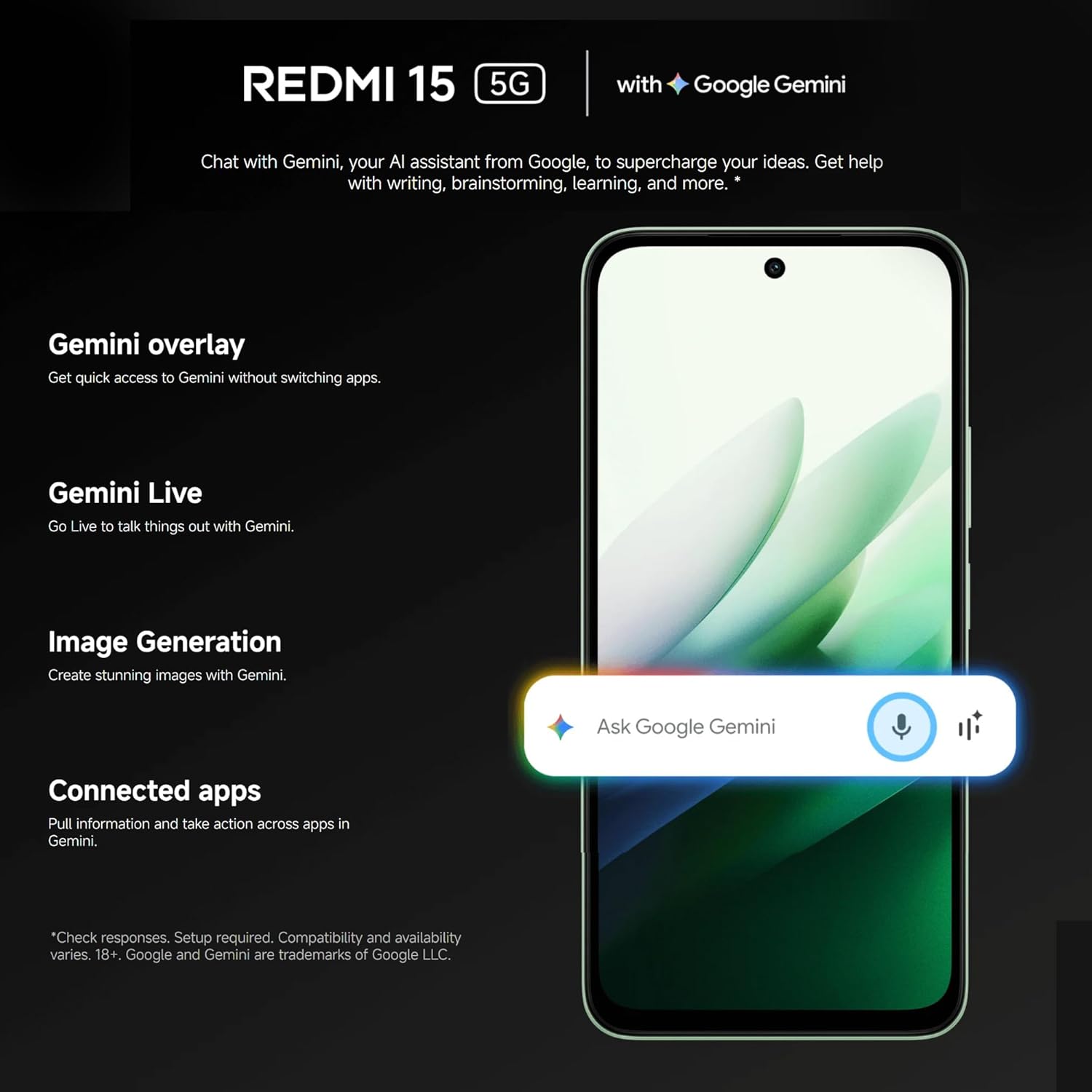 REDMI 15 5G 8+256GB RIPPLE GREEN thumbnail 9