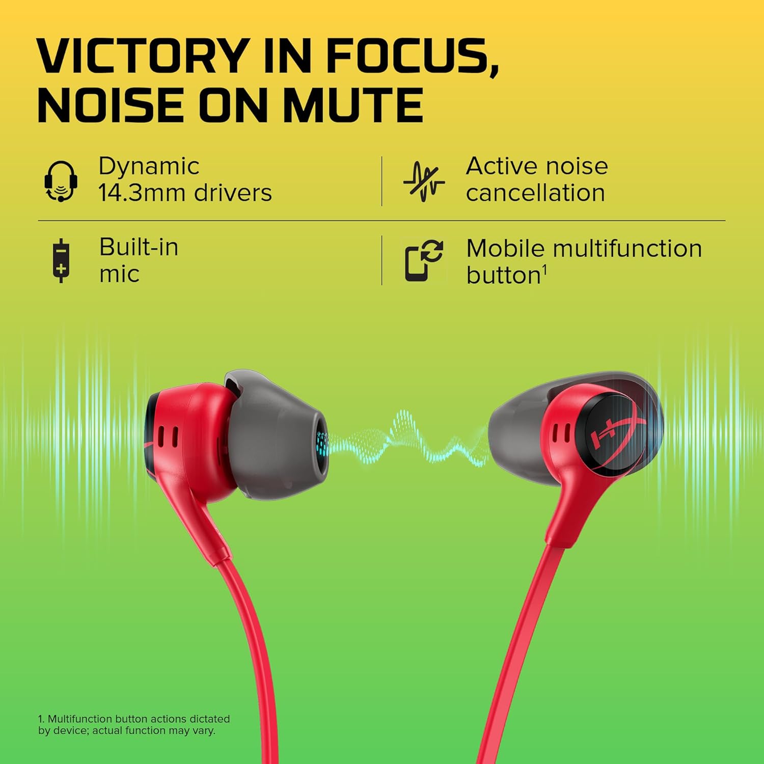 HYPERX CLOUD EARBUDS III S WITH TYPE C BLACKRED thumbnail 5