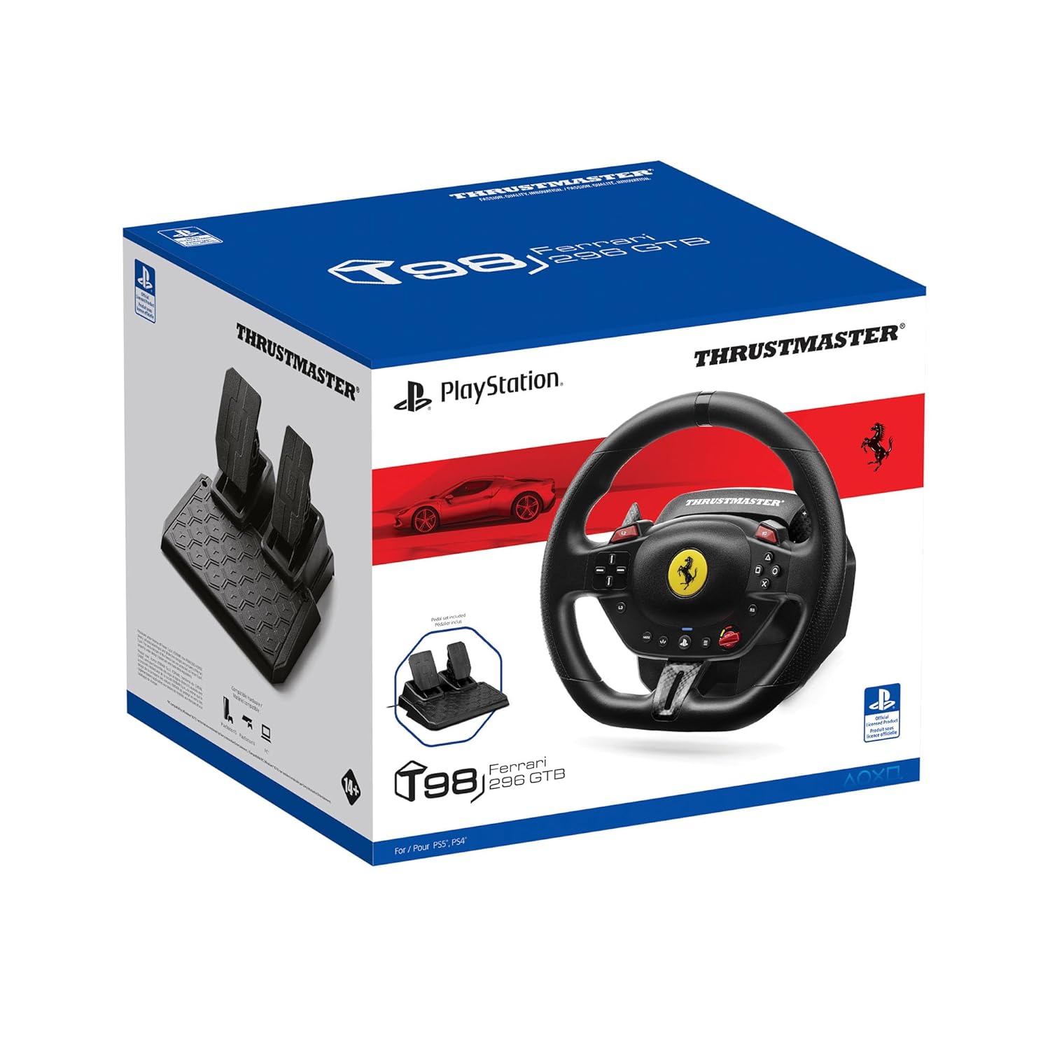 THRUSTMASTER T98 FERRARI 296GTB FOR PS5/PS4 thumbnail 4