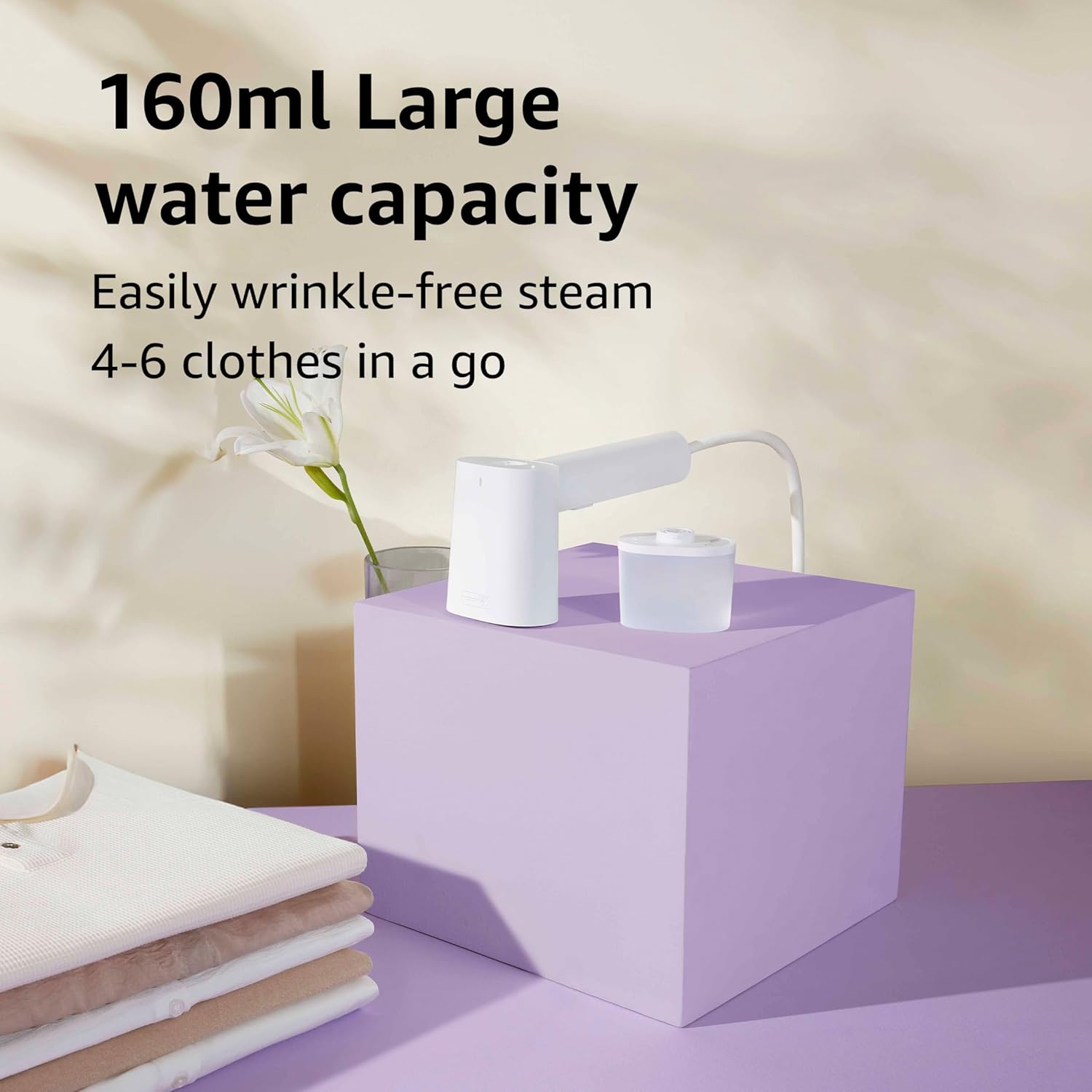XIAOMI MIJIA HANDHELD PORTABLE GARMENT STEAMER 2 WHITE thumbnail 8