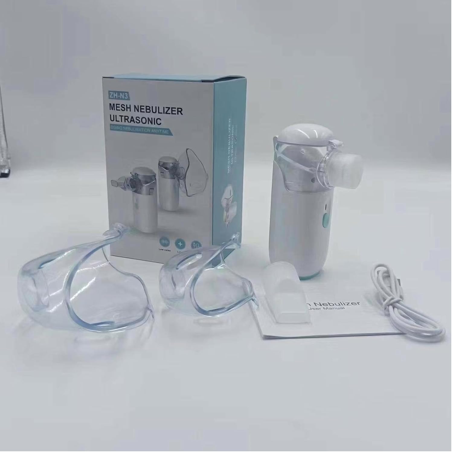 PORTABLE ULTRASONIC MESH NEBULIZER WHITE ZH-N3 thumbnail 8