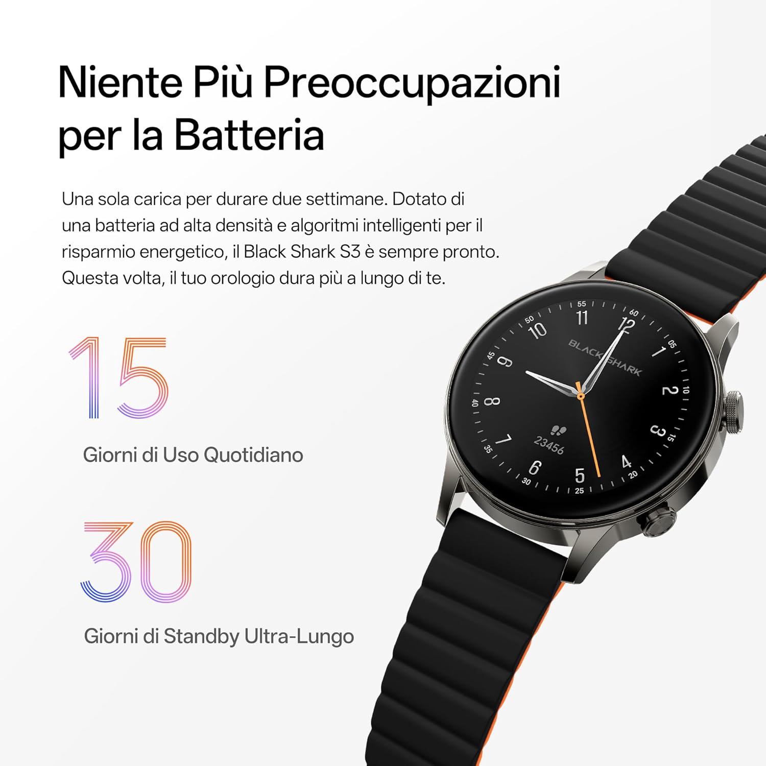 BLACK SHARK S3 SMART WATCH SILVER BS-W2406 thumbnail 6