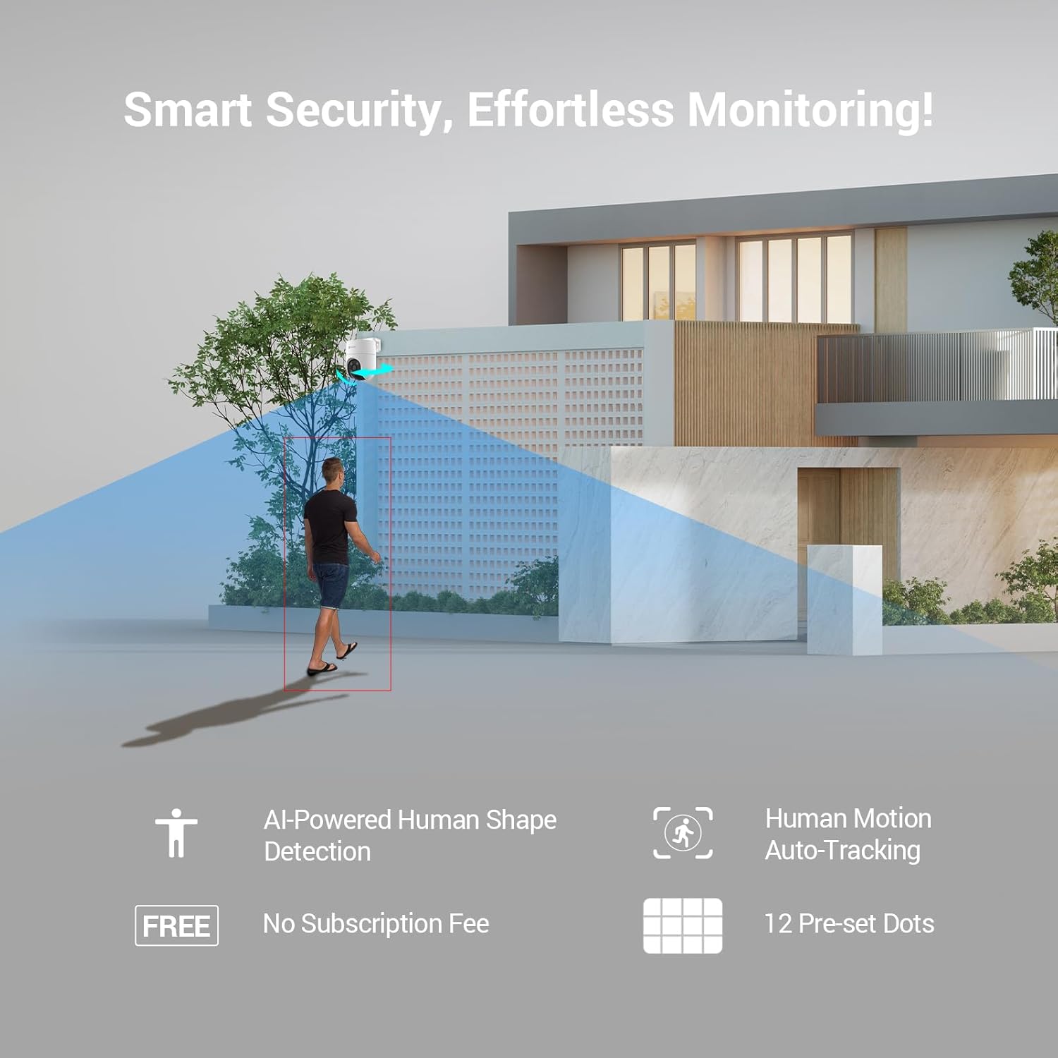 EZVIZ SMART HOME 3K CAMERA H8C PRO CS-H8C-R200 1J5WKFL thumbnail 4