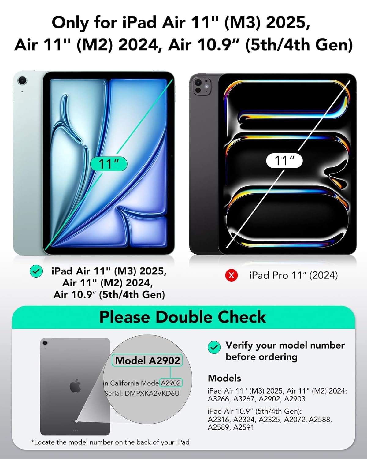 ESR IPAD AIR 4TH GEN (2020) REBOUND PENCIL CASE GREEN thumbnail 2