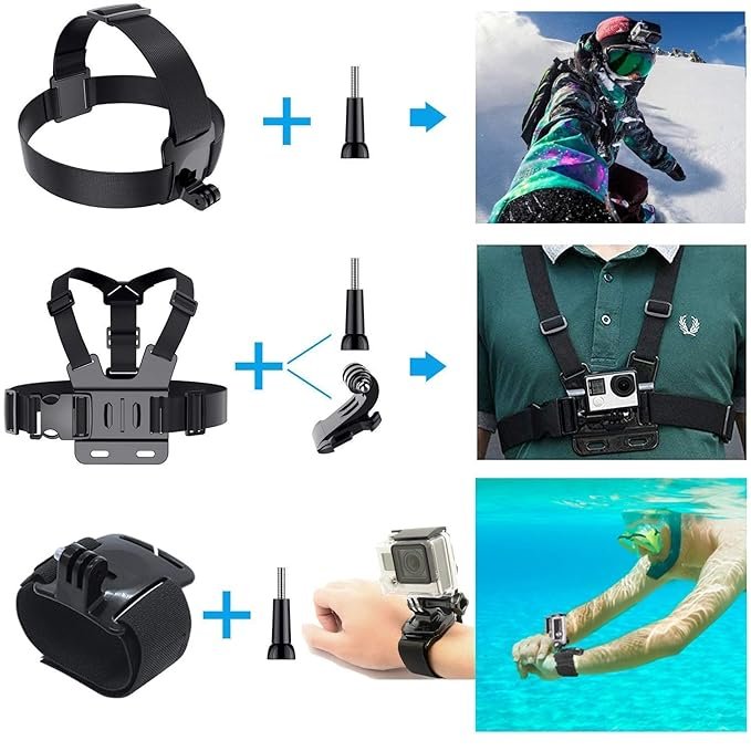 POWERPAK 50 IN 1 GOPRO ACTION CAMERA ACCESSORIES KIT thumbnail 5