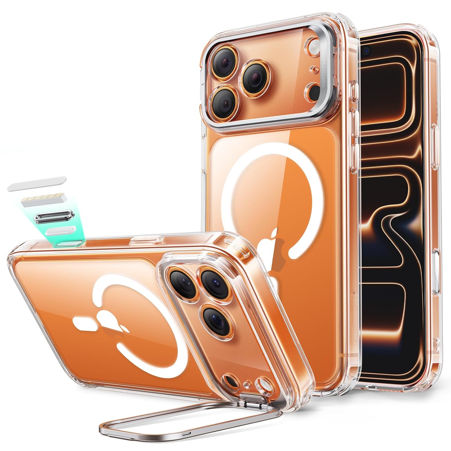 ESR CLASSIC HYBRID MAGNETIC CASE CAM CONTROL COMPATIBLE WITH IPHONE 17 PRO MAX CLEAR thumbnail 2