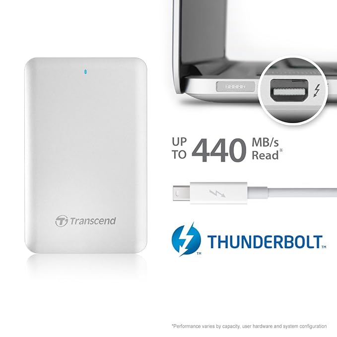 TRANSCEND THUNDERBOLT SSD 256GB FOR MAC TS256GSJM500 thumbnail 4