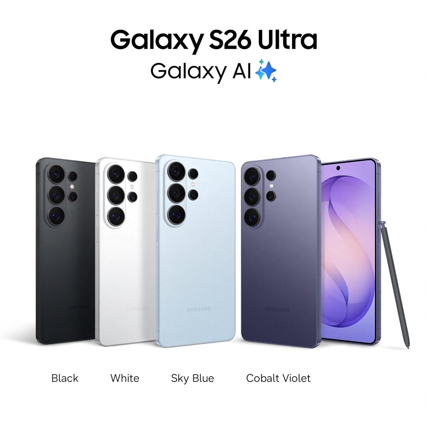 SAMSUNG GALAXY S26 ULTRA 5G 12GB 256GB COBALT VIOLET SM-S948BDS thumbnail 2