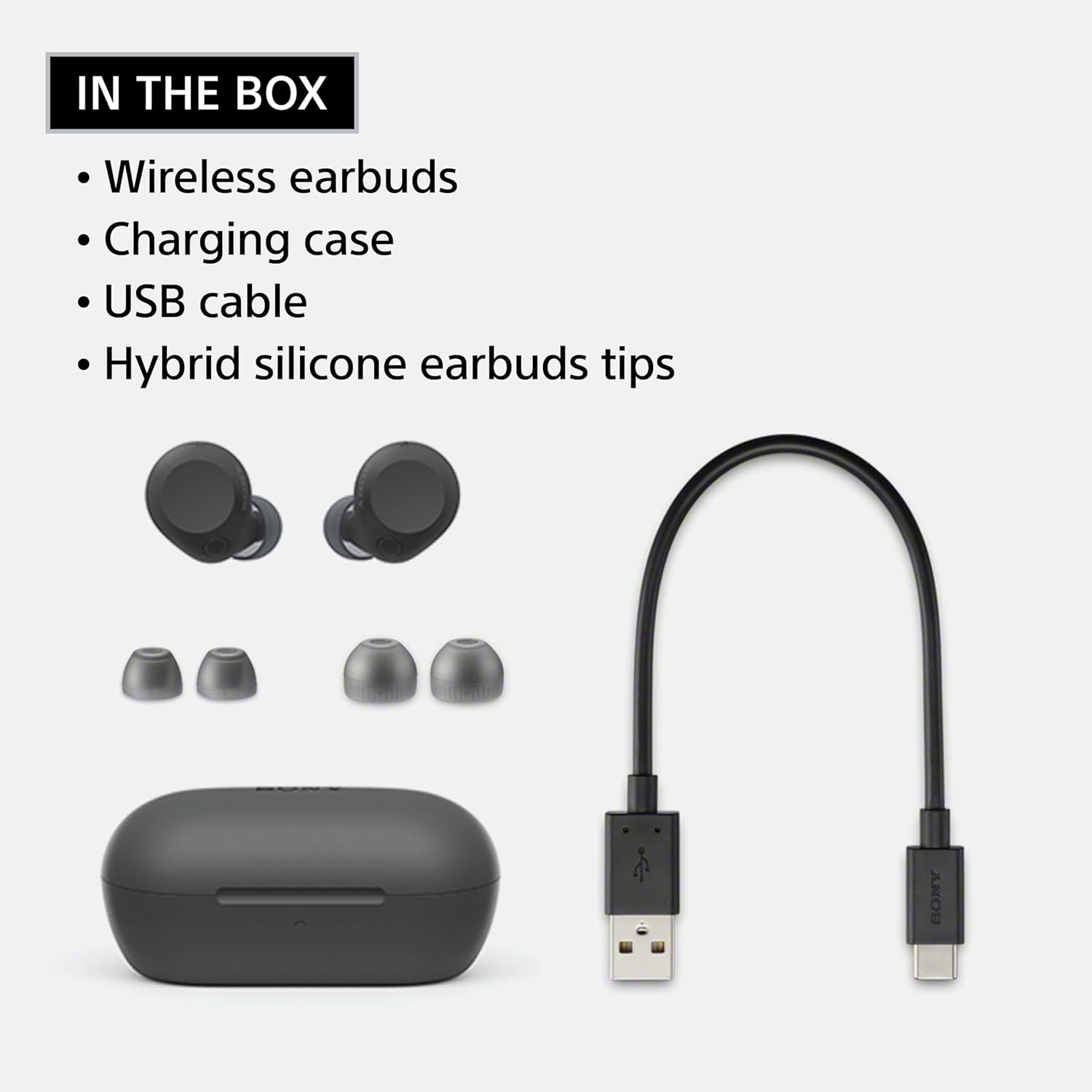 SONY WIRELESS NOISE CANCELLING STEREO EARBUDS GLASS BLUE WF-C710N/LZ thumbnail 10