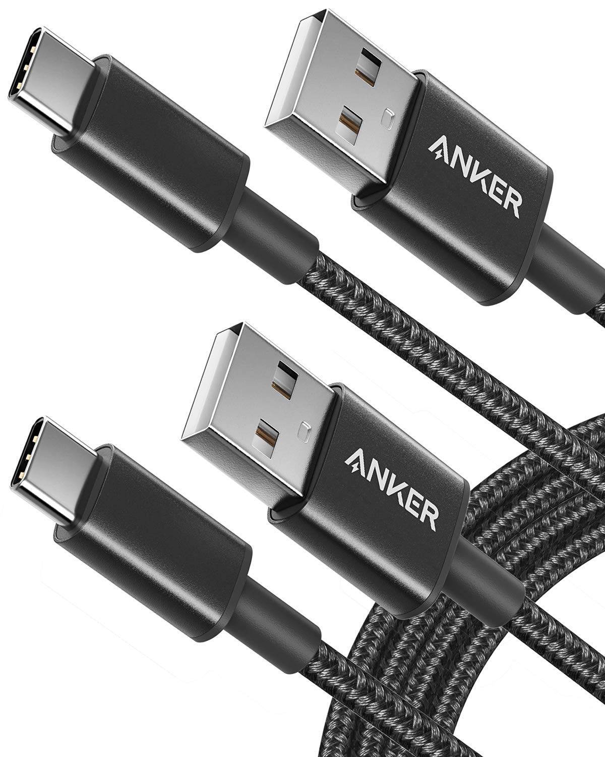ANKER NYLON USB-A TO USB-C CABLE 6FT BRAIDED A8173H11 thumbnail 2