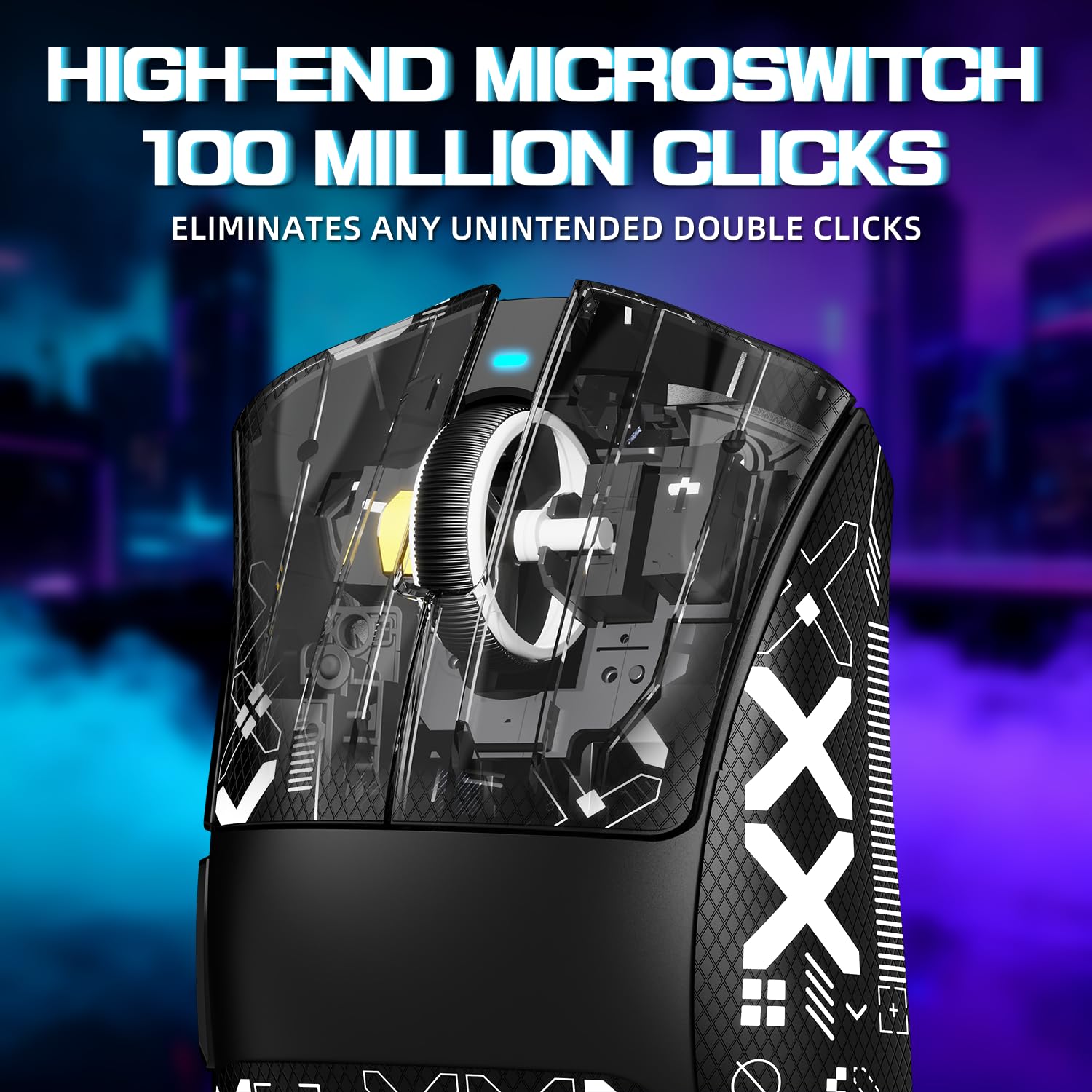 ATTACK SHARK V3 PRO WIRELESS ESPORTS GAMING MOUSE WITH CHARGING DOCK BLACK thumbnail 4