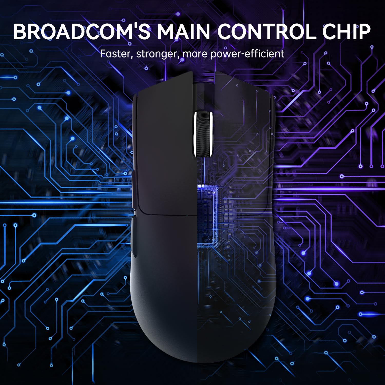 ATTACK SHARK LIGHTWEIGHT WIRELESS GAMING MOUSE WITH RGB CHARGING DOCK BLACK X11 thumbnail 7