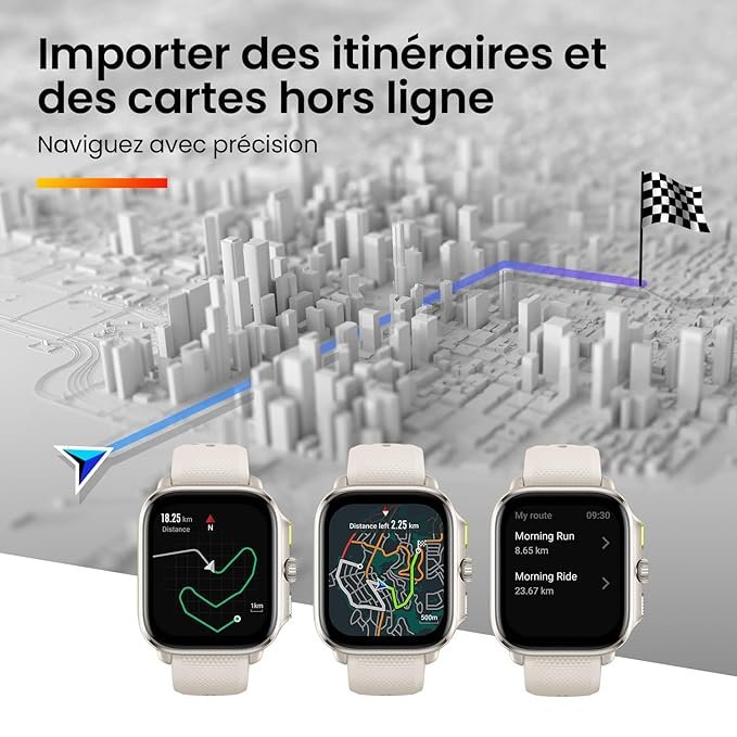Amazfit Cheetah 47mm Smart Watch (Square, A2294) - Winner Champagne, GPS, Fitness Tracking thumbnail 6