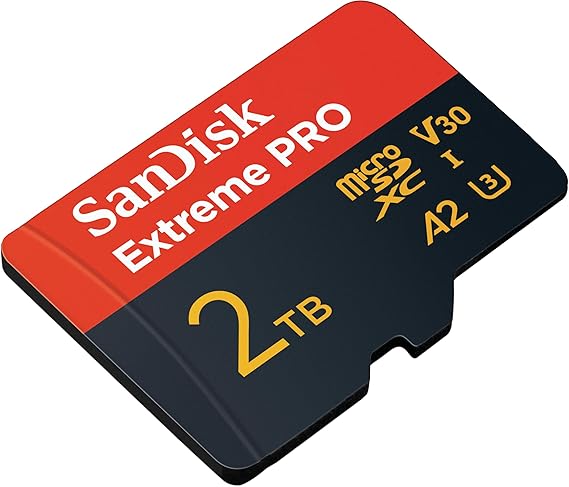 SANDISK EXTREME PRO 2TB 250MB/S MICROSDXC UHS-I CARD WITH ADAPTER SDSQXCD-2TOO-GN6MA thumbnail 2