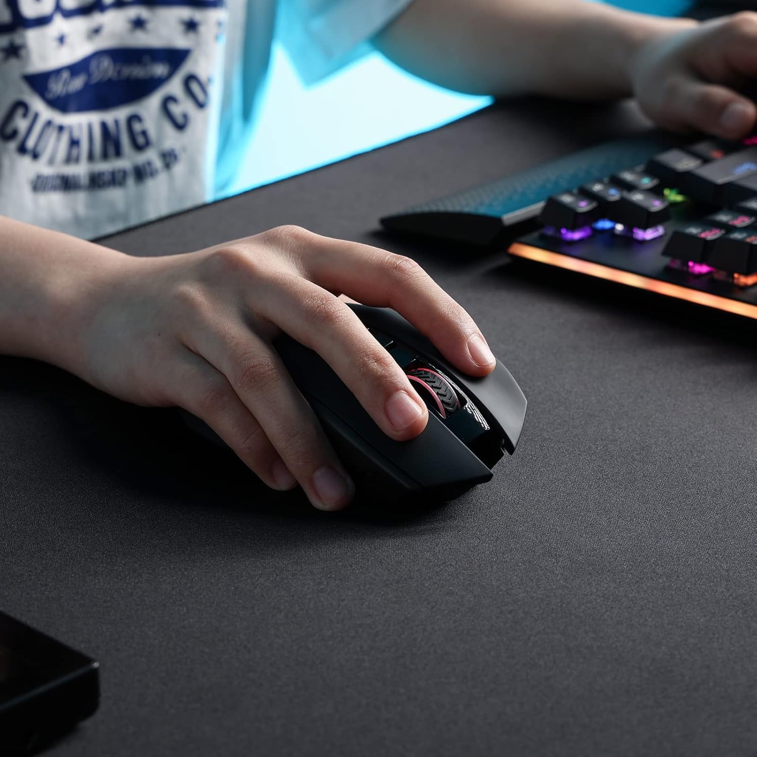 REDRAGON M656 GAINER WIRELESS MOUSE BLACK thumbnail 9