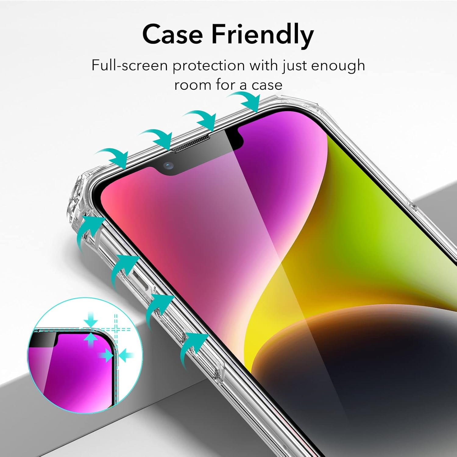ESR IPHONE 14 PLUS/13 PRO MAX GLASS SCREEN PROTECTOR PRIVACY (2 PACK) thumbnail 9
