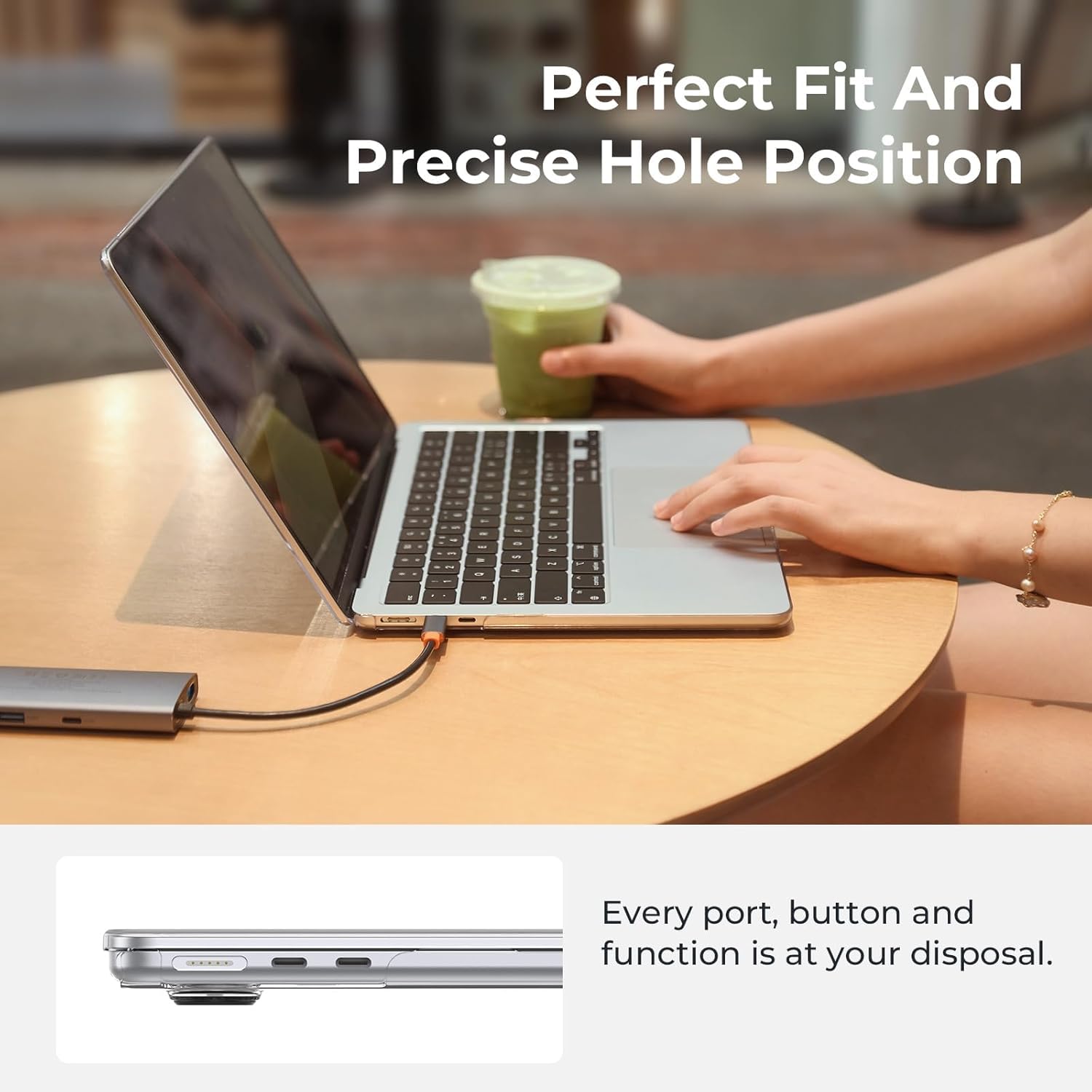 MACBOOK AIR 13 INCH HARDSHELL CASE CLEAR thumbnail 5