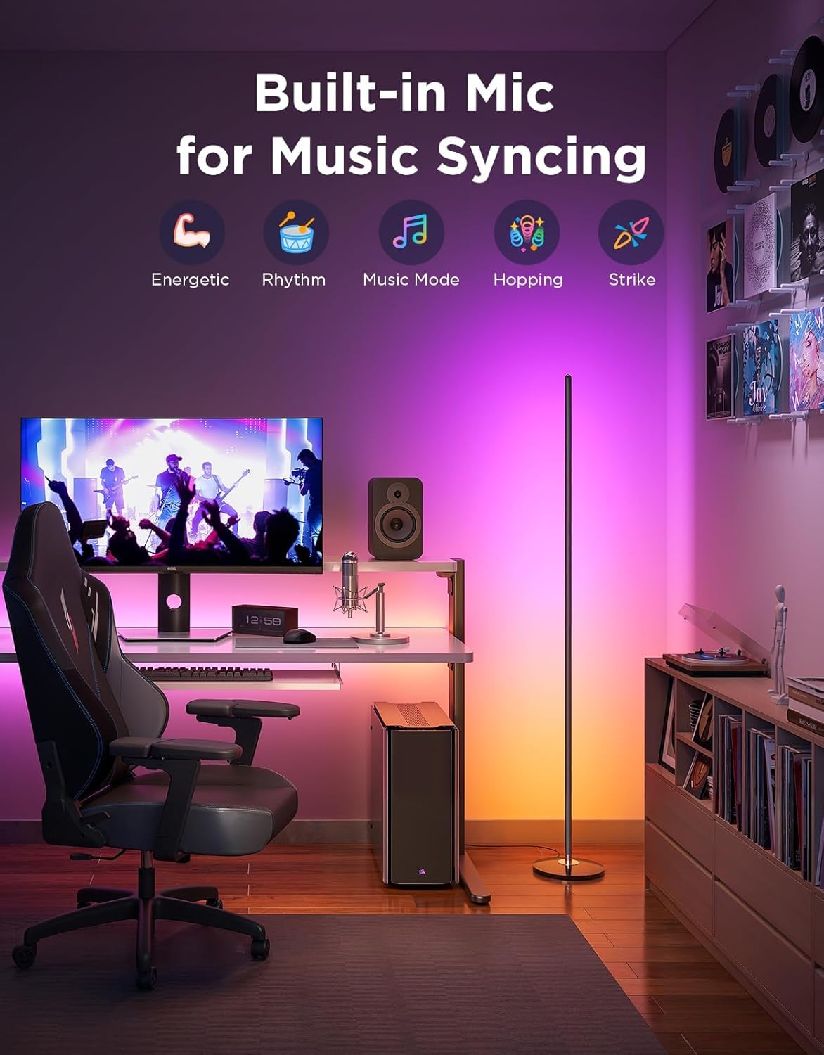 GOVEE SMART CORNER FLOOR LAMP LITE thumbnail 4