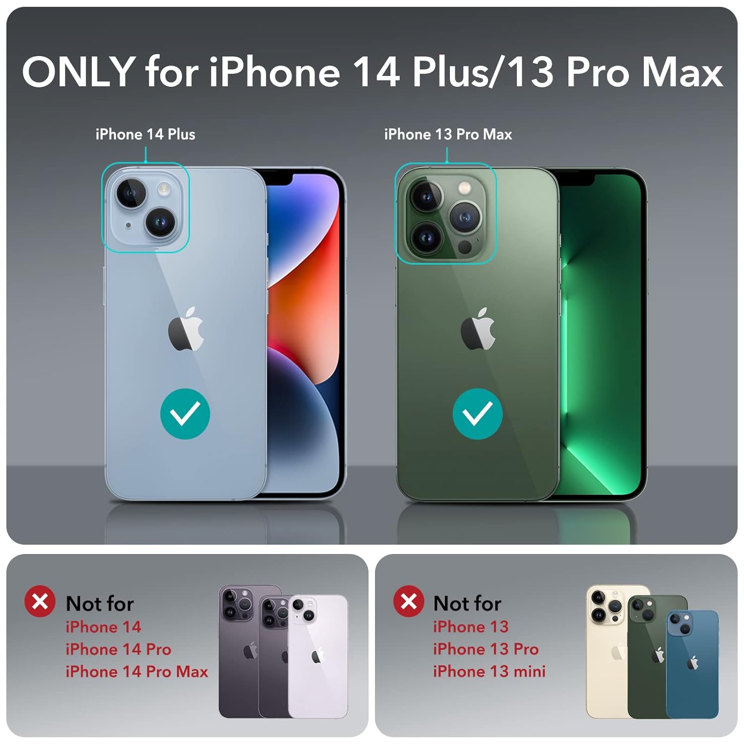 ESR IPHONE 14 PLUS SCREEN SHIELD TEMPERED GLASS SCREEN PROTECTOR ( PACK 1 ) CLEAR thumbnail 2