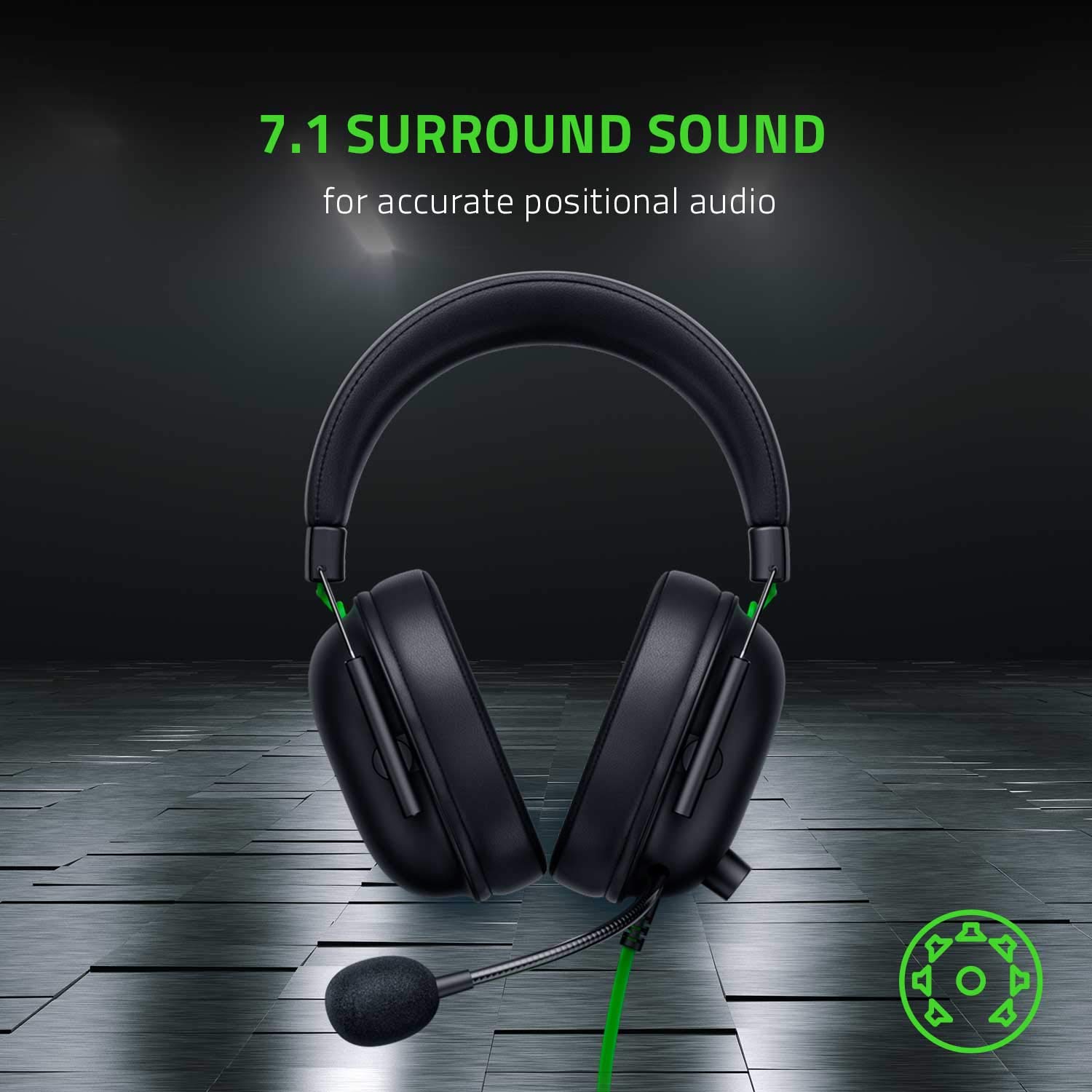 RAZER BLACKSHARK V2 X PLAYSTATION GAMING HEADSET BLACK RZ04-03241000-R3G1 thumbnail 6