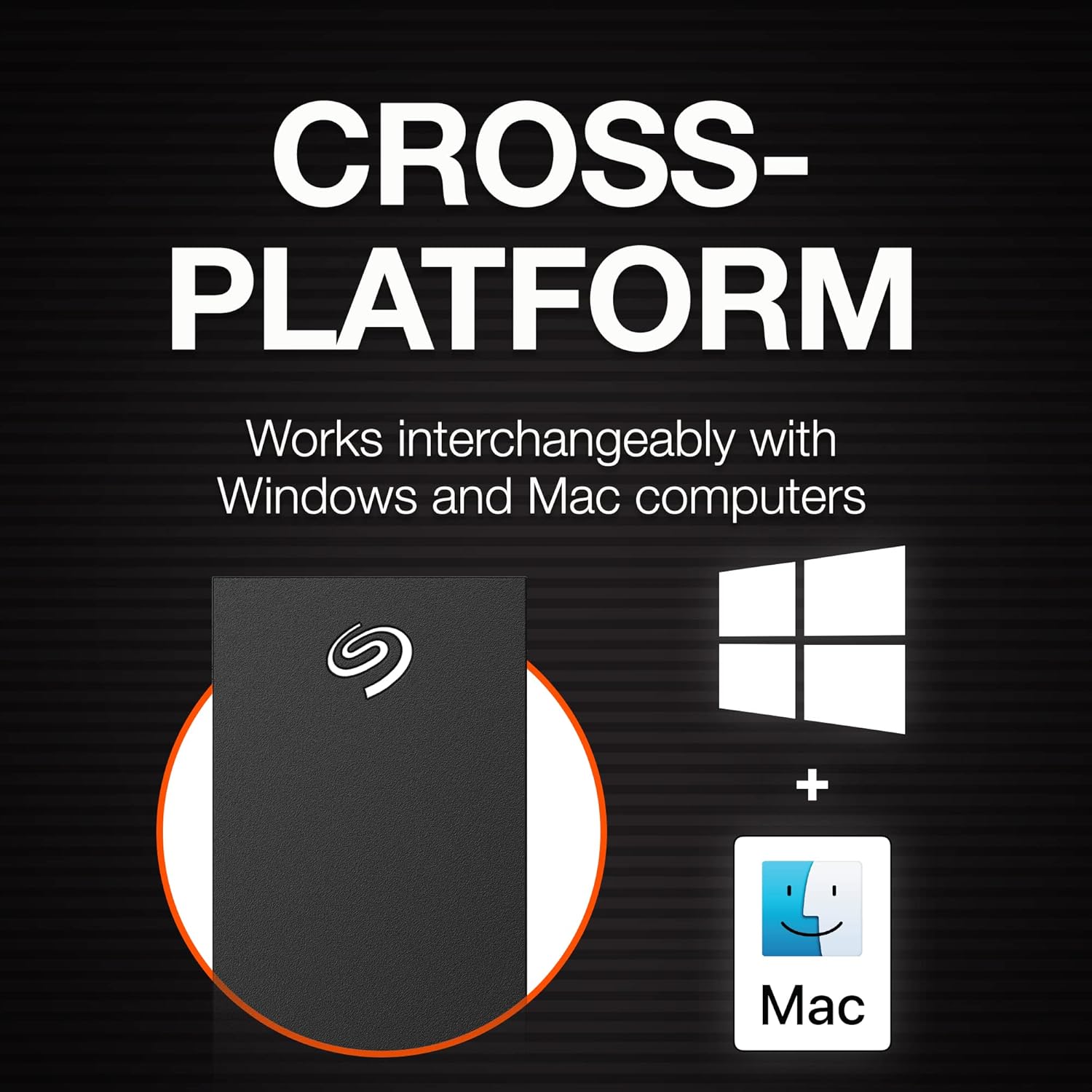 SEAGATE ONE TOUCH 16 TB USB TYPE-A / USB TYPE-C 3.2 EXTERNAL HARD DRIVE BLACK STLC16000402 thumbnail 5