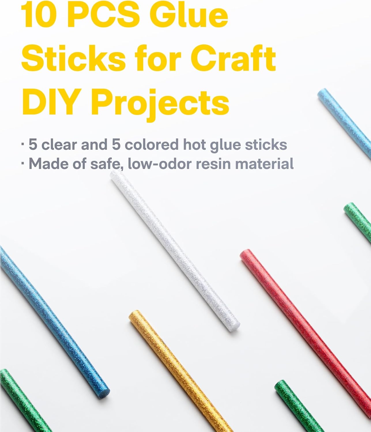 HOTO LITHIUM GLUE GUN WHITE GRAY QWRJQ001 thumbnail 5