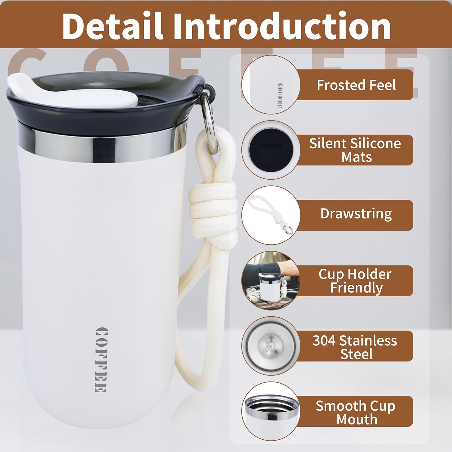 COFFEE CUP 350ML WHITE thumbnail 3