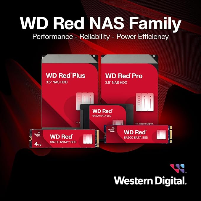 WD 4TB RED PLUS 256MB SATA 6GB/S -WD40EFPX thumbnail 6