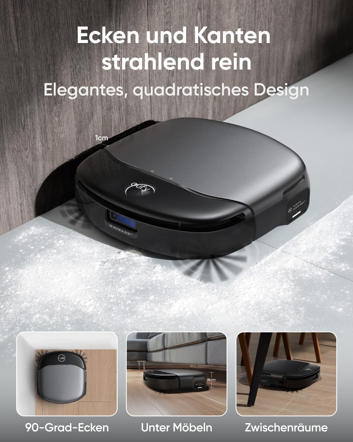 EUFY S1 GROUNDBREAKING FLOOR WASHING ROBOT VACUUM WITH ALL IN ONE STATION T2071G11 thumbnail 6