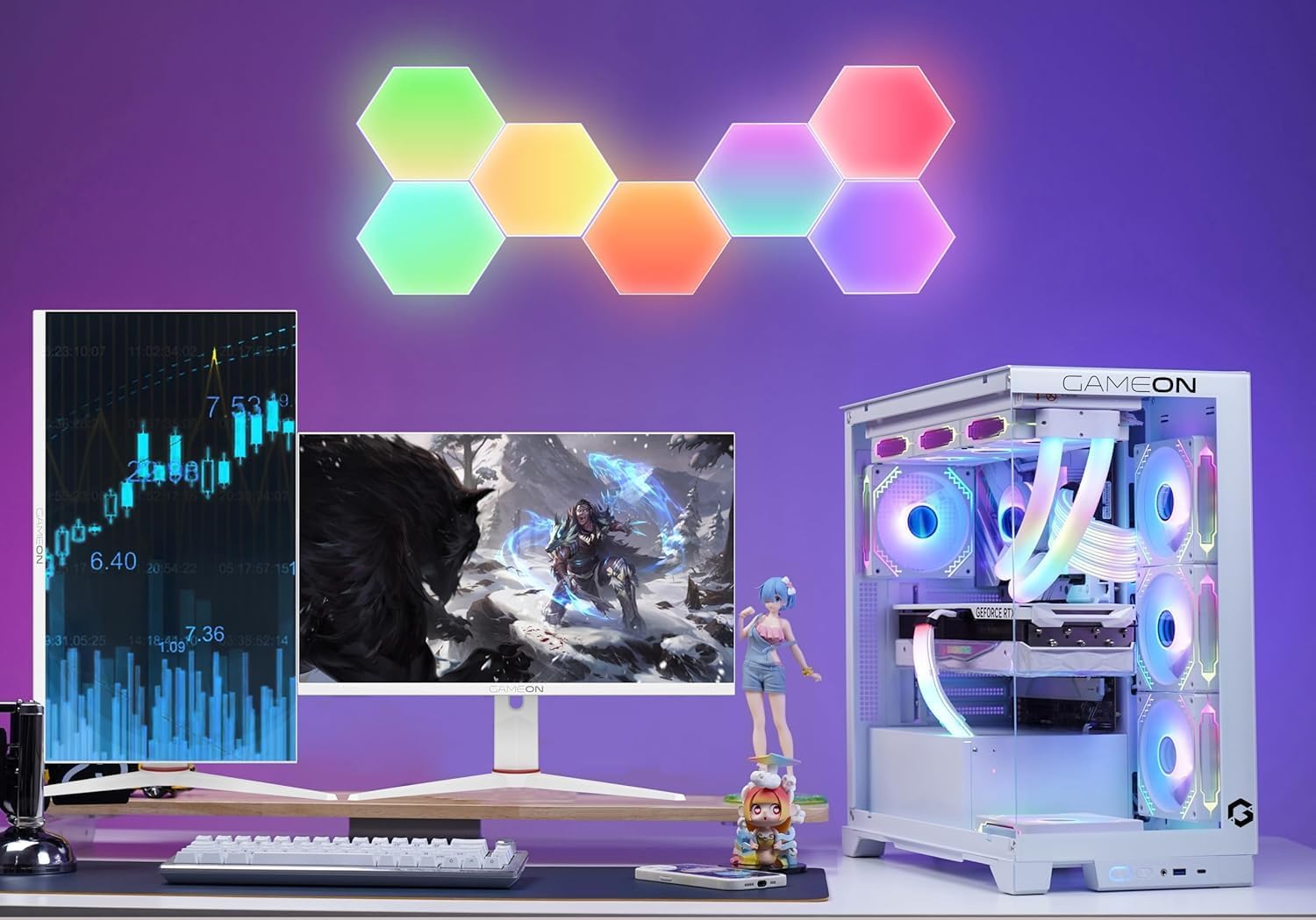 GAMEON 27 INCH ARTIC PRO GAMING MONITOR 180HZ FHD GOA27FHD thumbnail 6