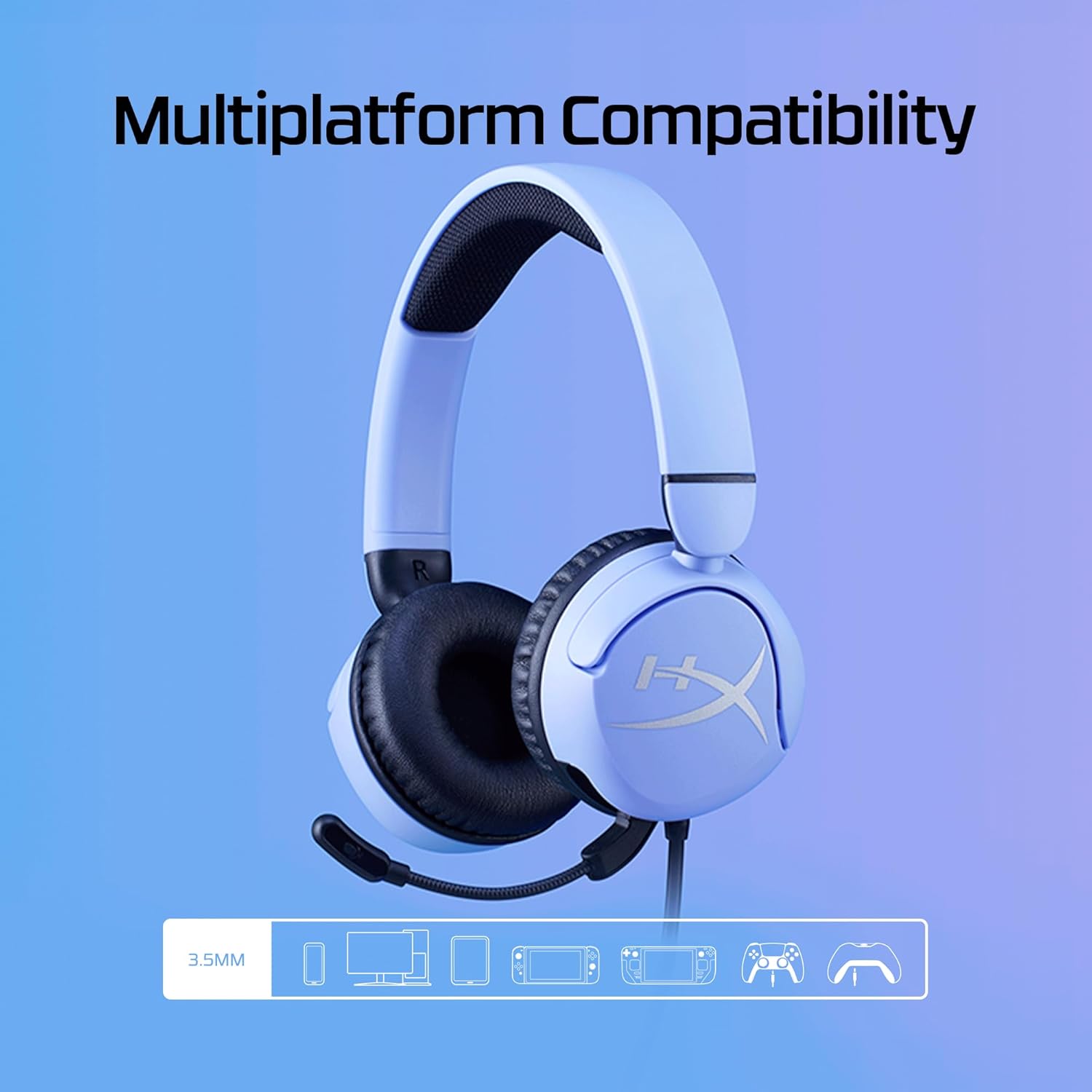 HYPERX CLOUD MINI WIRED HEADSET MULTICOLOUR 7G8F3AA thumbnail 8