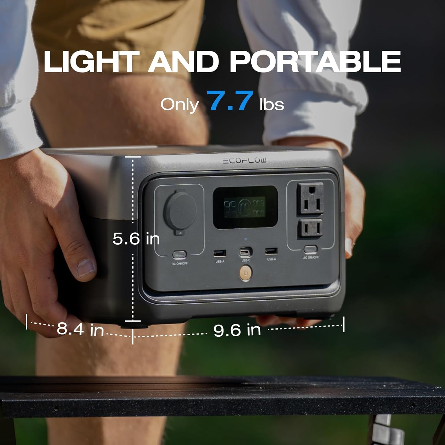 ECOFLOW RIVER 2 PORTABLE POWER STATION 256WH EFR600 thumbnail 8