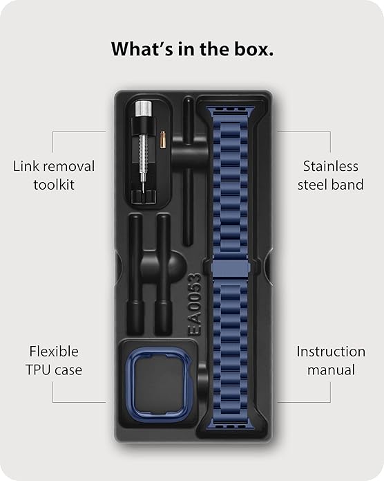 APPLE WATCH STAINLESS STEEL BAND 44/45/49MM BLUE thumbnail 7