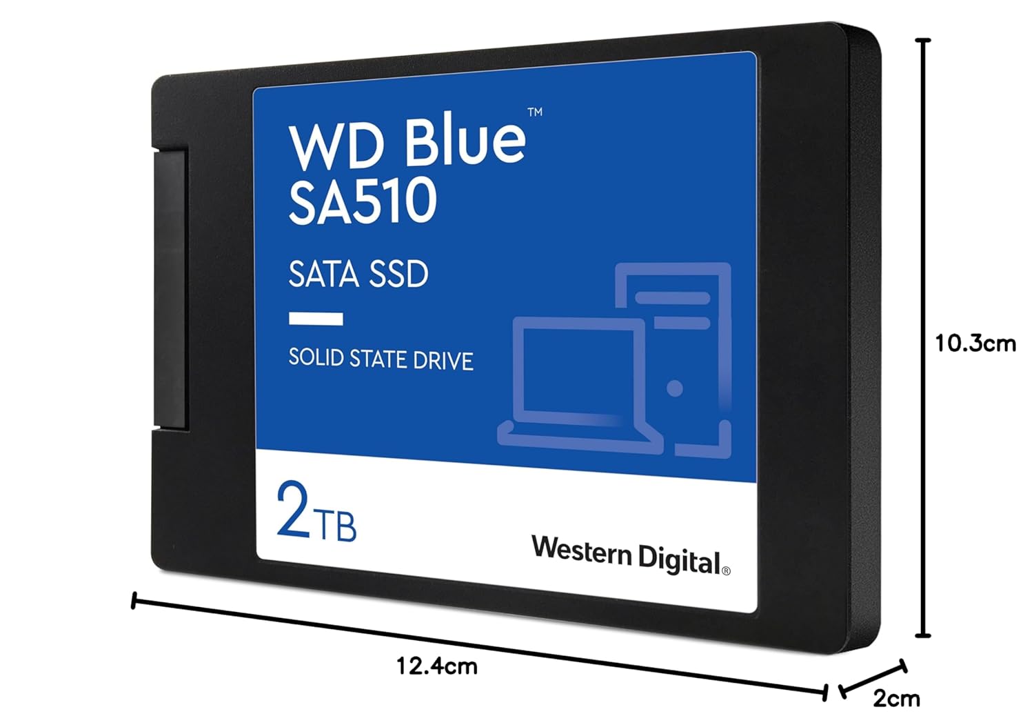 WD BLUE SSD SATA SA510 2TB UP TO 560MB/S WDS200G3B0A-00AXR0 thumbnail 6