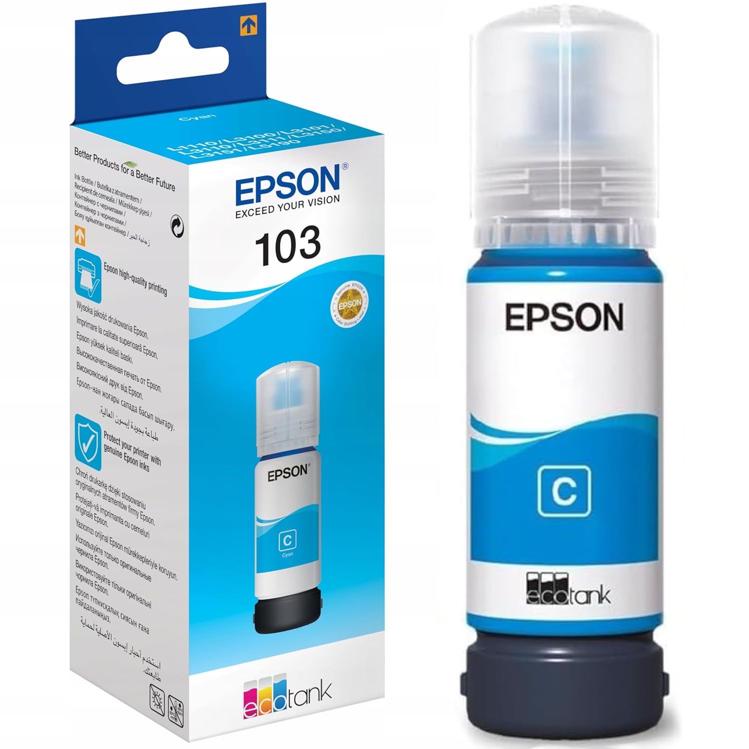 EPSON 103 ECOTANK CARTRIDGE CYAN thumbnail 2