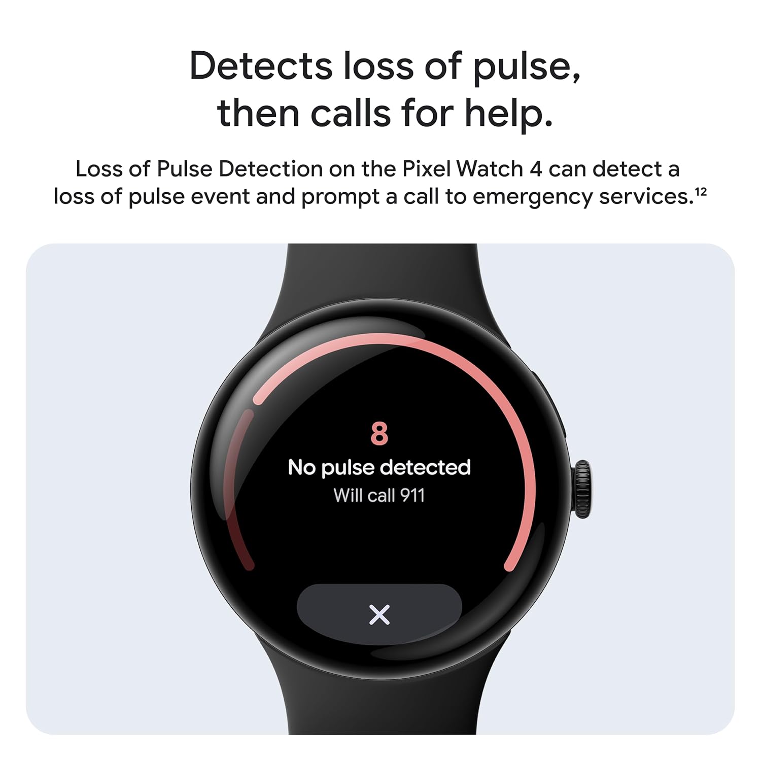 GOOGLE PIXEL WATCH 4 41MM WIFI WITH MATTE BLACK ALUMINUM CASE OBSIDIAN ACTIVE BAND thumbnail 8