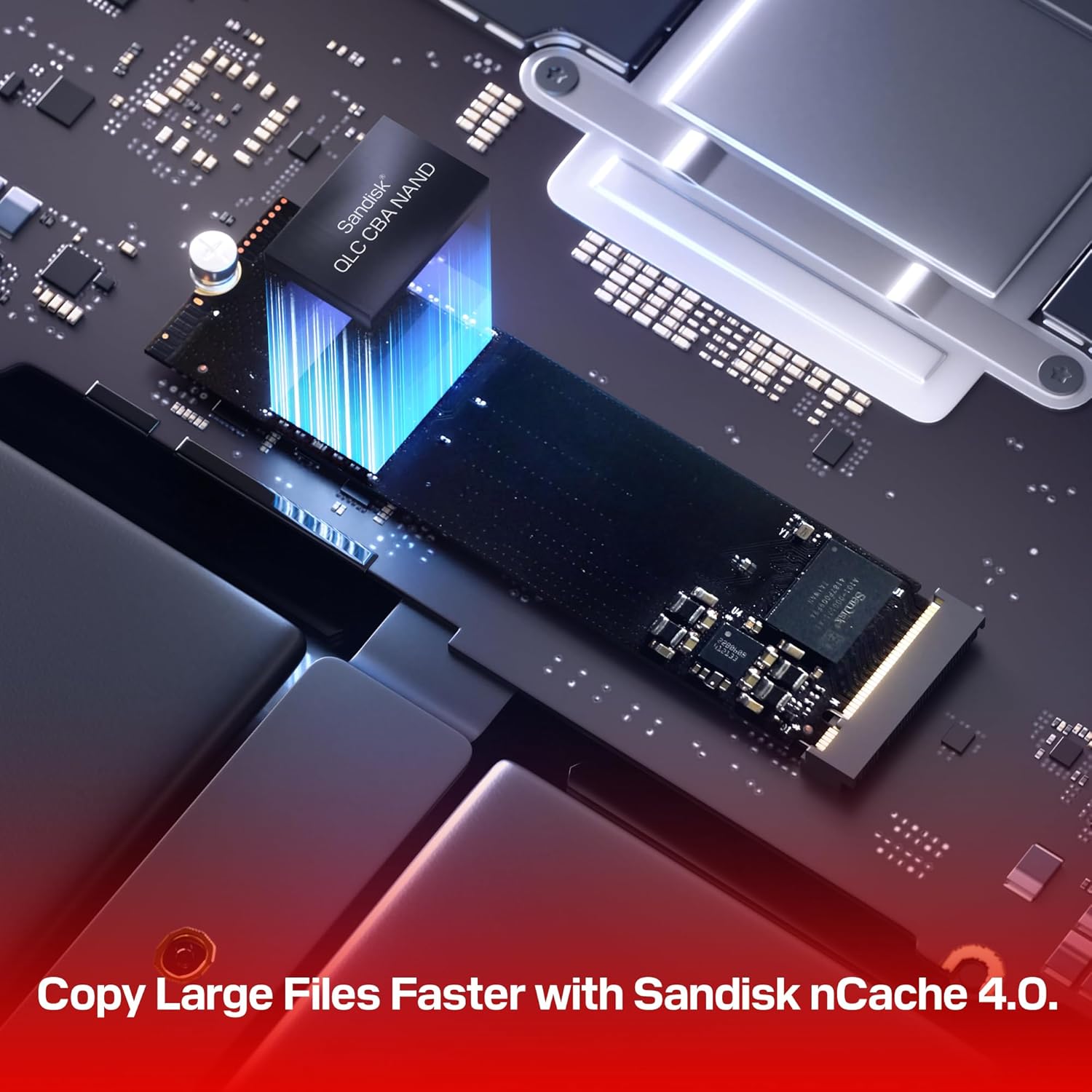 WD BLUE INTERNAL SSD 1TB SN5100 M.2 NVME 2280 PCIE 4.0 7100MB/S WDS100T5B0E thumbnail 4