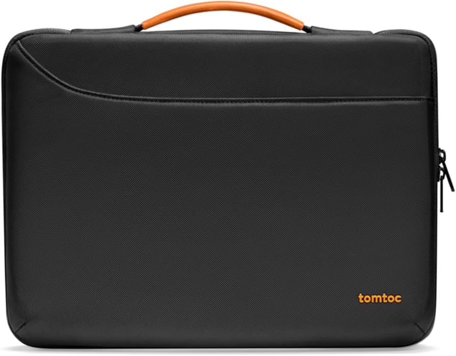 TOMTOC DEFENDER A22 13 INCH LAPTOP BRIEFCASE BLACK A22C2D5