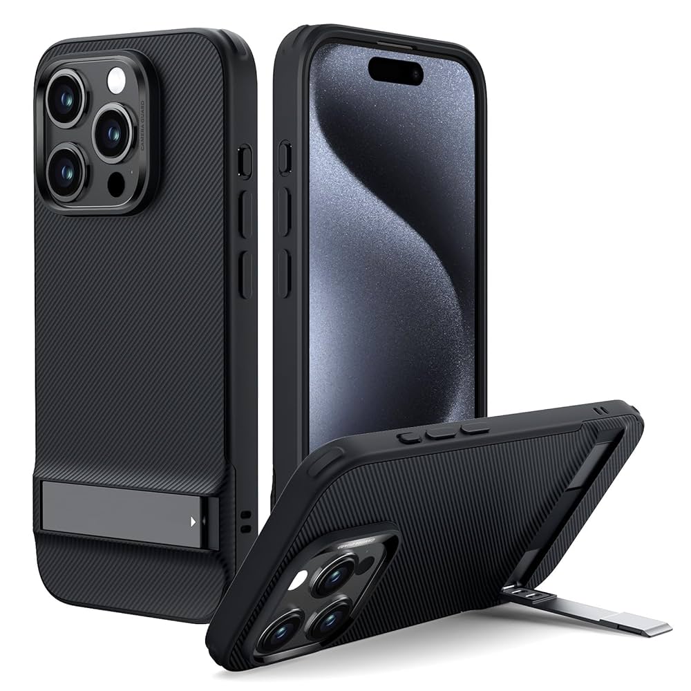 ESR IPHONE 15 PRO MAX BOOST KICKSTAND CASE BLACK