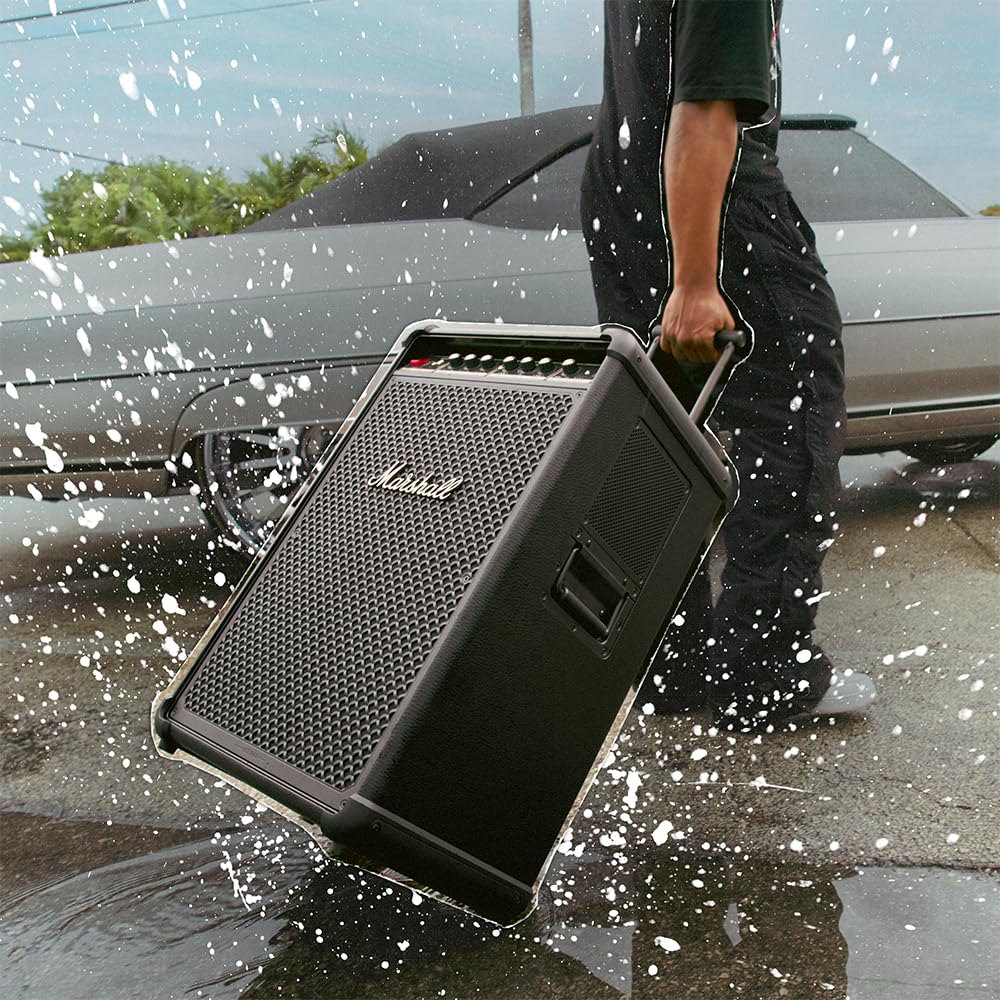 MARSHALL BROMLEY 750 PARTY SPEAKER BLACK AND BRASS thumbnail 5