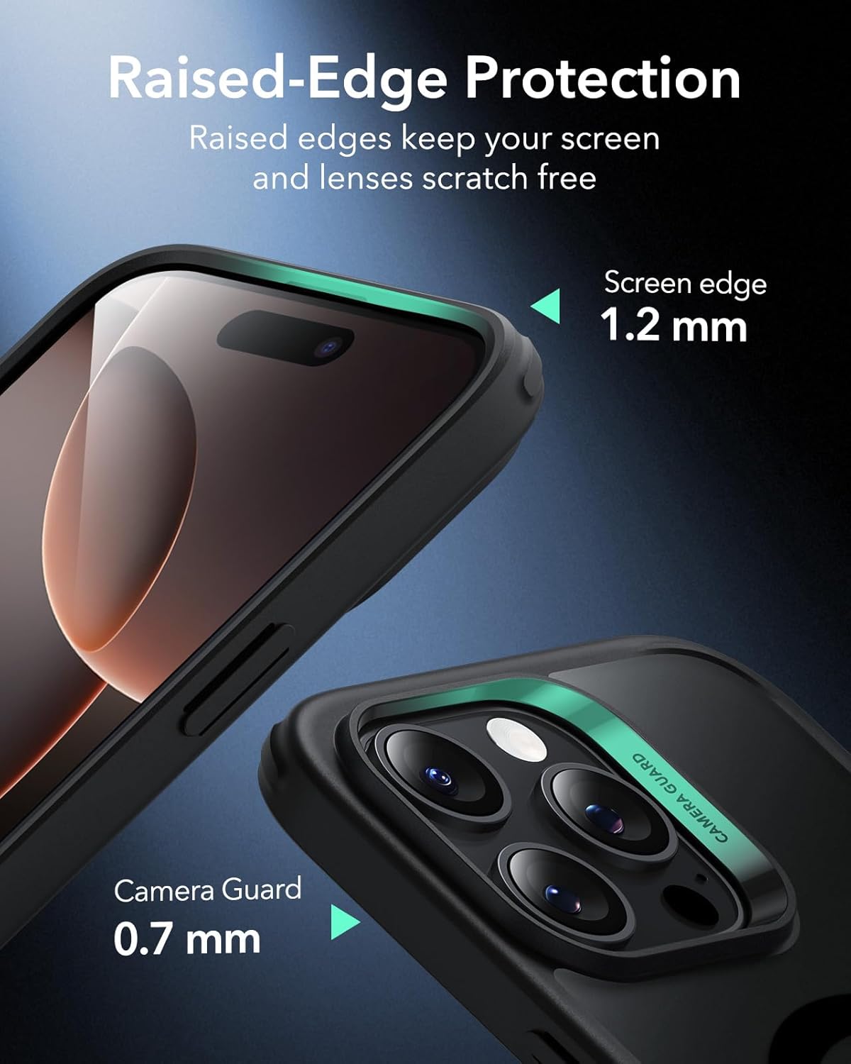 ESR IPHONE 16 PRO CLASSIC HYBRID CASE FROSTED BLACK thumbnail 4